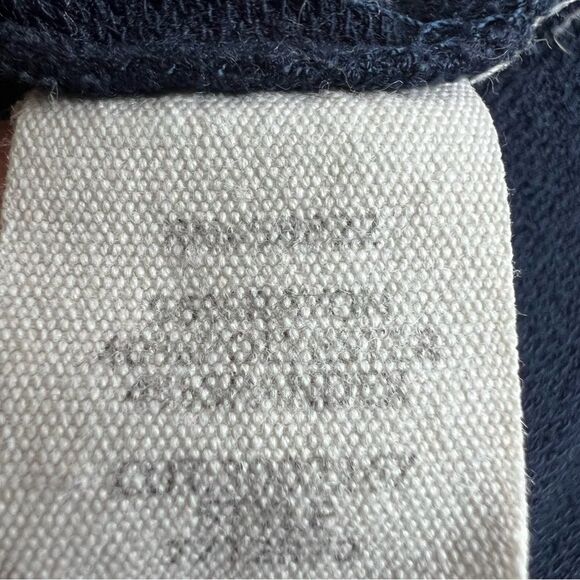 Max Studio Navy Blue Bell Three Quarter Sleeve Top Size M - Picture 6 of 10